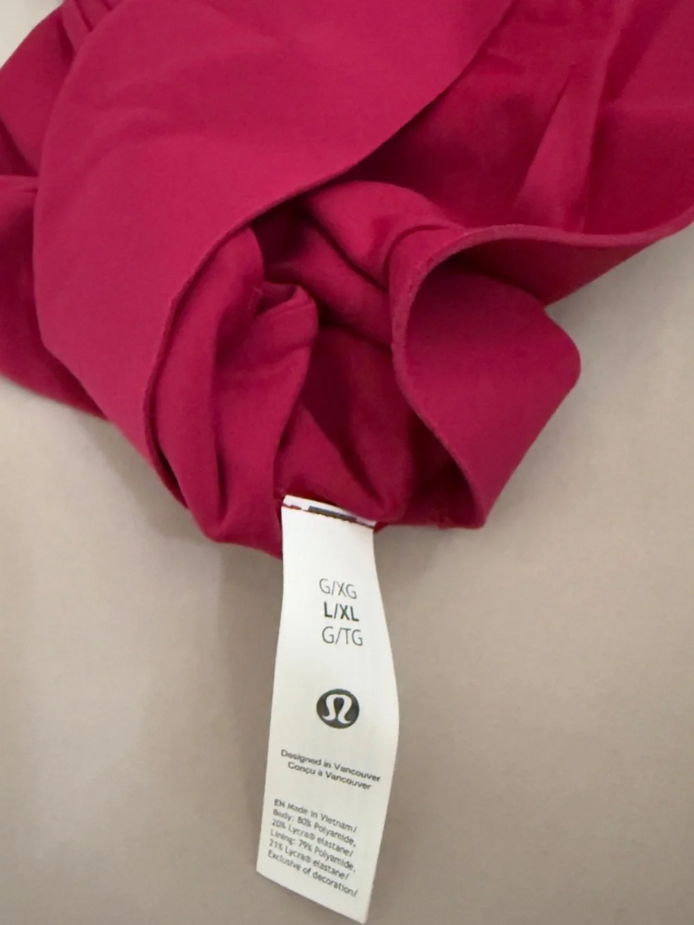 lululemon athletica Strappy Back Bralette in Magenta